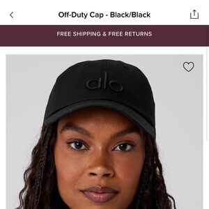 Off duty Alo cap never worn. With tags